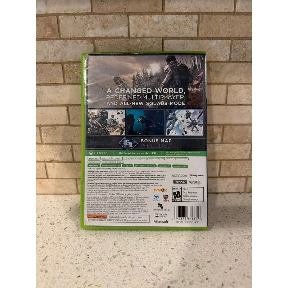 Call of‎ Duty Ghosts Xbox 360 Game